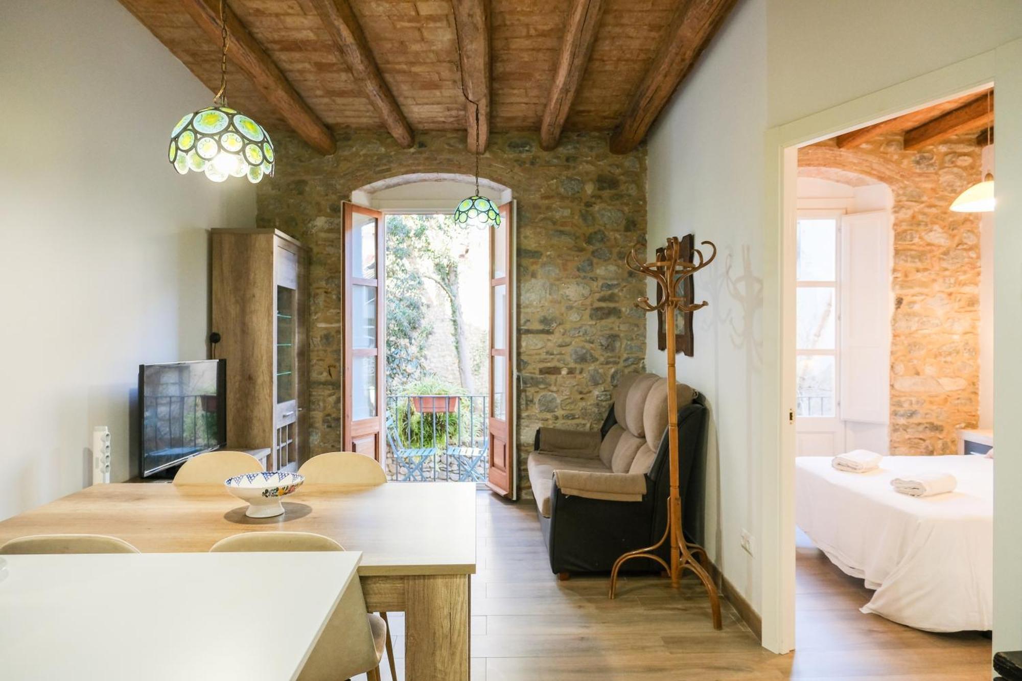 Ganganell Centre Apartamento Con Patio Besalú Extérieur photo