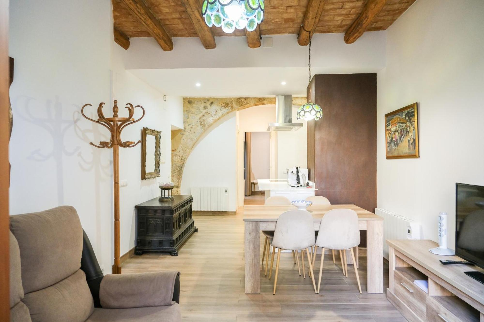 Ganganell Centre Apartamento Con Patio Besalú Extérieur photo