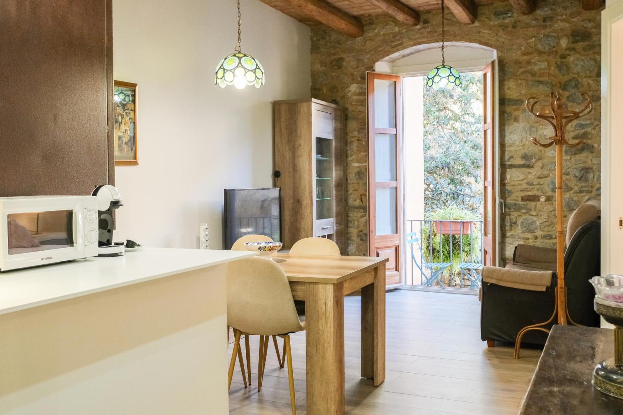Ganganell Centre Apartamento Con Patio Besalú Extérieur photo