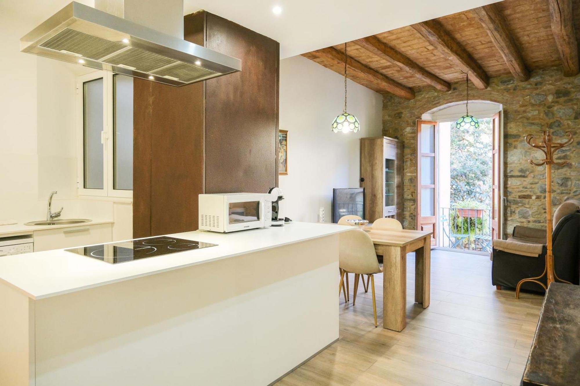 Ganganell Centre Apartamento Con Patio Besalú Extérieur photo