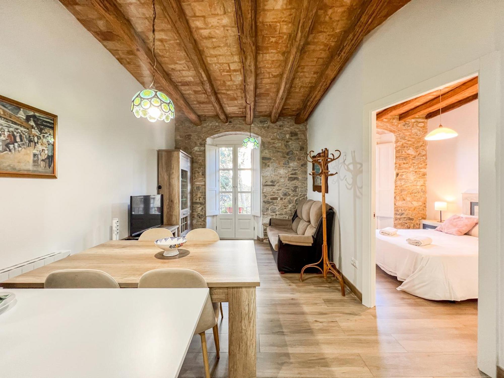 Ganganell Centre Apartamento Con Patio Besalú Extérieur photo